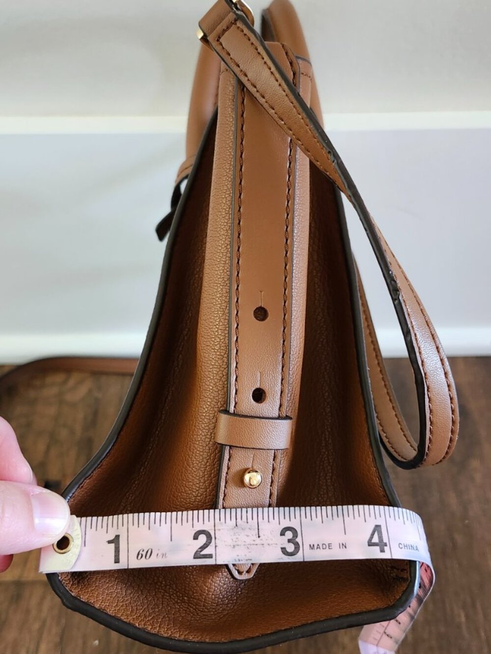 Michael Kors Avril Small Logo Satchel + Matching Wallet – Brown MK – NWOT - Picture 12 of 16